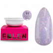 Гель EDLEN Builder gel Shimmer №11 молочно-сиреневый с блестками красного золота, 30 мл