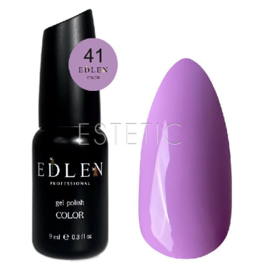 Гель-лак Edlen Color №041 рожево-ліловий колір орхідеї, емаль, 9 мл