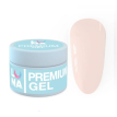 Гель LUNA Premium Gel 04 для наращивания 30 мл, светлый бледно-розовый персик