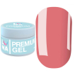 Гель LUNA Premium Gel 13 для нарощування нюдовий персиково-рожевий,15 мл