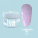 Фото 2 - Гель LUNA Diamond Gel 08 моделюючий молочно-ліловий з блискітками хамелеон,15 мл