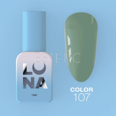 Гель-лак LUNA Color №107 пастельный зеленый эвкалиптовый, 13 мл