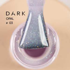 База DARK Pro Base Opal 3, молочно-рожевий опал голографік, 15 мл