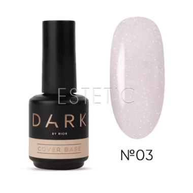 База DARK Pro Base Opal 3, молочно-розовый опал голографик, 15 мл