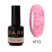 База Dark Pro Base Potal 10, 15 мл  йогуртовая розовая с розовой поталью