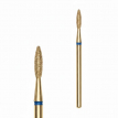 Фреза алмазна Пламя острое синее GOLD GLprof  BLUE d=2.1мм, L=8,0мм 243R.524.021Q 