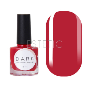 Лак для стемпинга DARK Stamping polish №36 феррари красный, 8 мл