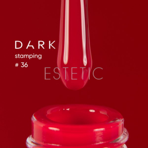 Лак для стемпинга DARK Stamping polish №36 феррари красный, 8 мл