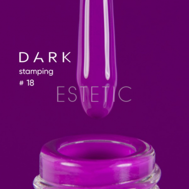 Лак для стемпинга DARK Stamping polish №18 фуксия, 8 мл