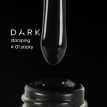 Лак для стемпинга DARK Stamping polish №01 черный STICKY, 8 мл