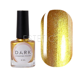 Лак для стемпинга DARK Stamping polish №04 золотой, 8 мл