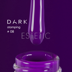 Лак для стемпинга DARK Stamping polish №08 фиолетовый, 8 мл