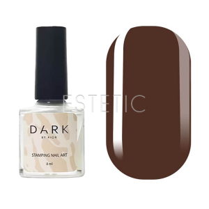 Лак для стемпінгу DARK Stamping polish №43 коричневий, 8 мл