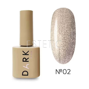 Гель-лак Dark Gel Polish Cat Eye 02 пропонує розкішний відтінок кришталевого рожевого котячого ока з неперевершеним відблиском золота.