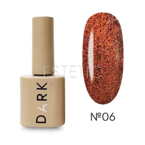 Гель-лак Dark gel polish Cat Eye 06 хрустальный кошачий глаз спелая вишня,10 мл