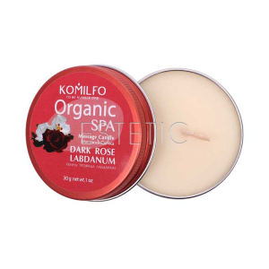 Массажная свеча Komilfo Massage Candle - Dark Rose Labdanum, 30 г