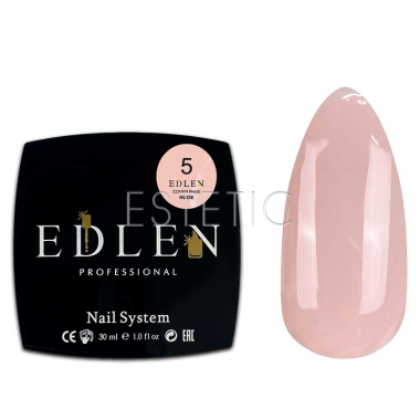 База Edlen Cover base №05 Nude камуфлирующая телесная бежево-розовая, 30 мл