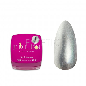 Гель-фарба рідка фольга Edlen Metal Gel №01 срібло, 5 мл