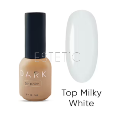 Топ для гель-лаку Dark Milky White Top молочно-білий, 8 мл
