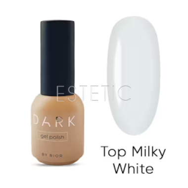 Топ для гель-лака Dark Milky White Top молочно-белый, 8 мл