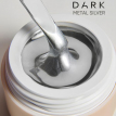 Гель-краска для ногтей жидкий метал Dark Silver metal gel paint серебряная, 5 г