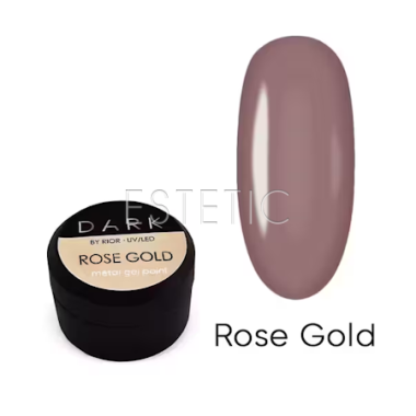 Гель-фарба рідкий метал Dark Rose Gold metal gel paint рожеве золото, 5 г 