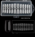 Фото 1 - Типсы-формы гелевые для наращивания ногтей КВАДРАТ полуматовые прозрачный,120 шт