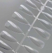 Фото 1 - Тіпси-форми гелеві для нарощування нігтів МИГДАЛЬ напывматовий прозорий, 120 шт