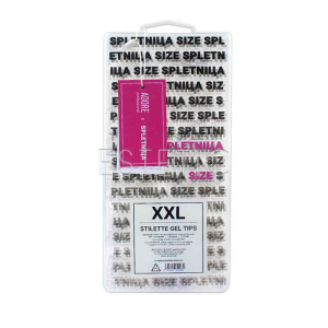 Тіпси гелеві для нарощування XXL STILETTO Gel Tips Spletnica екстра-довга СТИЛЕТИ, 240 шт
