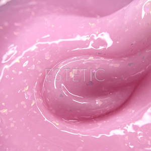 Гель Nika Zemlyanikina Builder Gel Diamond Pink нежно-розовый с поталью, 30 мл