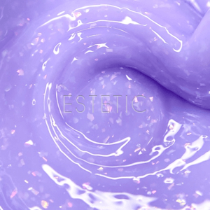 Гель Nika Zemlyanikina Builder Gel Diamond Violet нежно-сиреневый с поталью, 30 мл