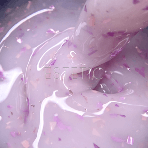 Гель Nika Zemlyanikina Builder Gel Milkyway Pink молочно-розовый с поталью, 30 мл