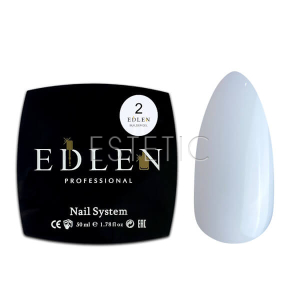 Гель для наращивания EDLEN Builder gel №02 MILK молочный, 50 мл