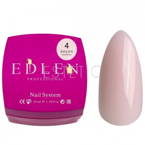 Гель для наращивания EDLEN Builder gel №04 молочно-розовый холодный, 50 мл