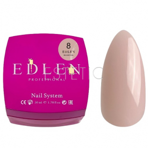 Гель для наращивания EDLEN Builder gel №08 натуральный беж холодный, 50 мл