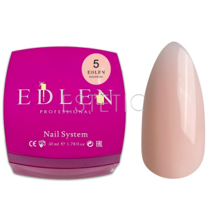 Гель для наращивания EDLEN Builder gel №05 молочно-розовый теплый, 50 мл