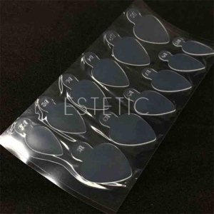 Молди трафарети для френча на верхніх формах, 12 шт,  розмір D