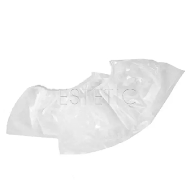 Бахилы одноразовые полиэтиленовые белые, 3г, 100 шт в упаковке