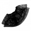 Бахіли одноразові поліетиленові чорні, 3г, 100 шт в упаковці