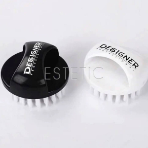 Щітка для видалення пилу з нігтів кругла з круглою ручкою