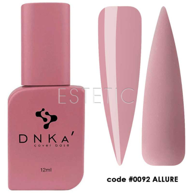 DNKa База Cover Base №0092 Allure теплий рожевий,12 мл
