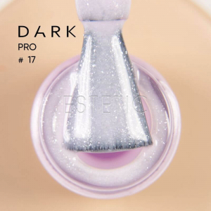 База DARK PRO base 17 камуфлююча біло-рожевий холодний з глітером,30 мл