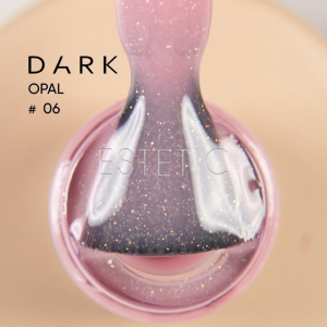 База DARK Pro Base Opal 6 рожевий нюд з блискітками червого золота, 15 мл