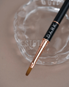 Кисточка для геля DARK 11 мм, черный матовый