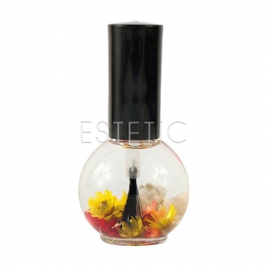 Naomi Flower Cuticle Oil VANILLA - Квіткове масло для кутикули та нігтів (ваніль), 15 мл