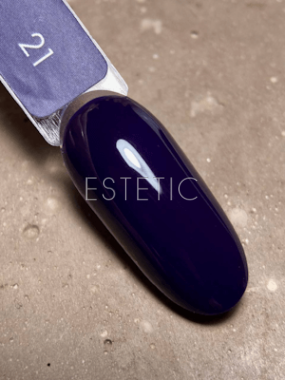 Гель-лак Dark gel polish 21 темный сине-фиолетовый спелая ежевика, 10 мл