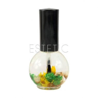 Naomi Flower Cuticle Oil LEMON - Цветочное масло для кутикулы и ногтей (лимон), 15 мл