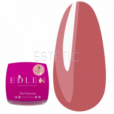 Гель-желе Edlen Jam gel №3 розовый, 15 мл