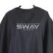 Фото 2 - Пеньюар перукарський SWAY чорний на застібці гачок, 145x160 см