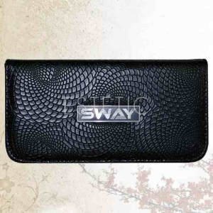 Чехол для парикмахерских ножниц SWAY Black Snake (для 2 шт и аксессуаров) искусственная кожа 